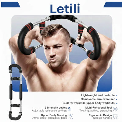 LETILI TwistMax Pro – Detachable Multi-Resistance Arm Trainer
