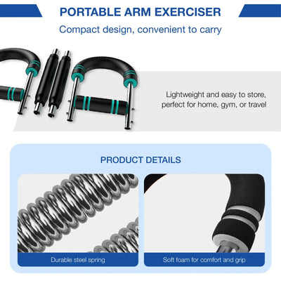 LETILI TwistMax Pro – Detachable Multi-Resistance Arm Trainer
