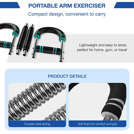 LETILI TwistMax Pro – Detachable Multi-Resistance Arm Trainer